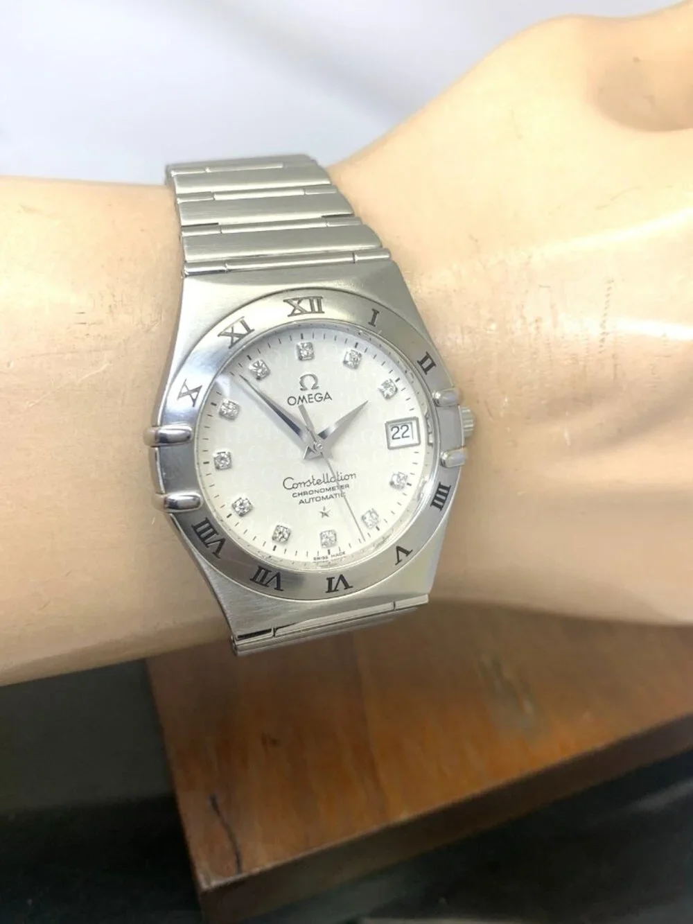 Omega Constellation Watch 50 Years Anniversary Diamond Swiss Automatic 35.5mm